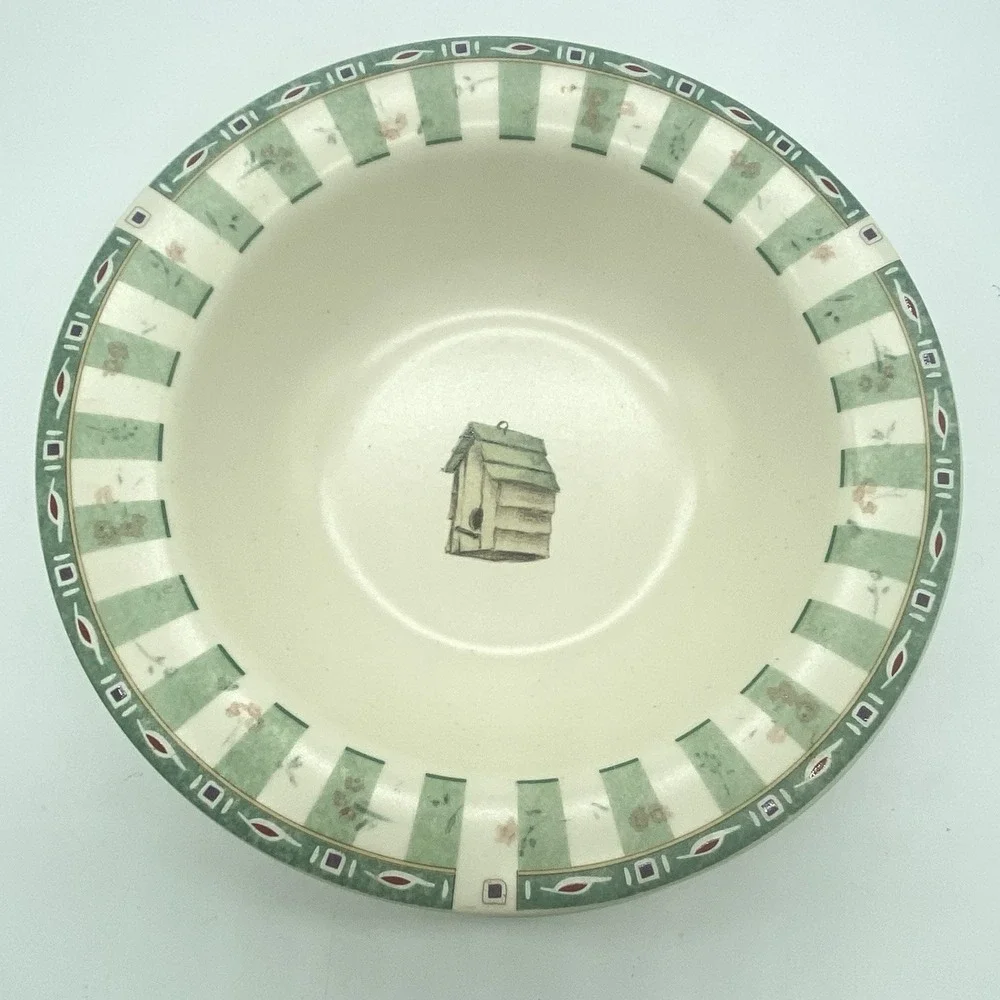 Pfaltzgraff Naturewood Deep‎ Rimmed Soup Cereal Bowls 7 1/4